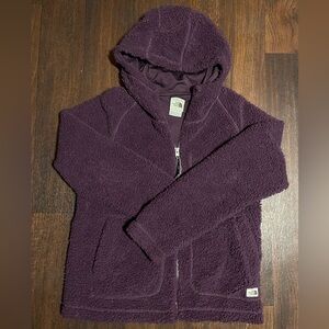 The North Face XS Plum Teddy Jacket